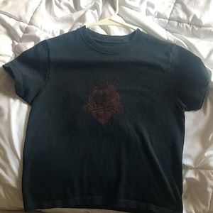 Brandy Melville Brand New John Galt Heart T-Shirt.